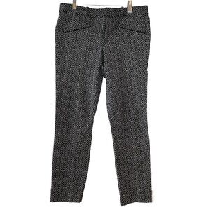 GAP Black White Skinny Ankle Pants Size 6‎
